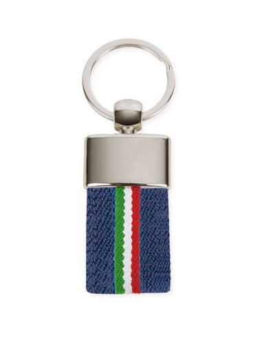 LLAVERO CINTURON BANDERA ITALIA BLANCO "DEREX"