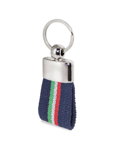 LLAVERO CINTURON BANDERA ITALIA BLANCO "DEREX"