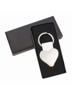 LLAVERO METALICO FORMA CORAZON 2