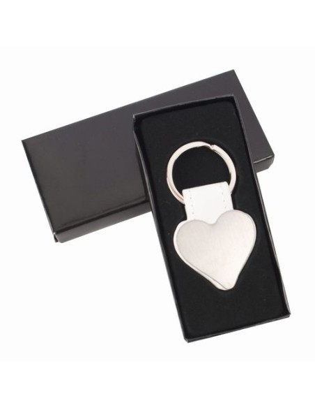 LLAVERO METALICO FORMA CORAZON